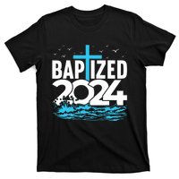 Baptized 2024 Christian Water Baptism Church Group T-Shirt