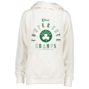 Boston 2024 Eastern Conference Champions Perimeter Defense Womens Funnel Neck Pullover Hood