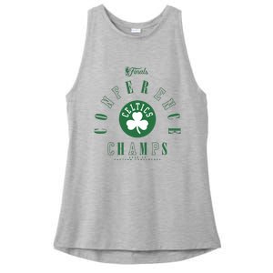 Boston 2024 Eastern Conference Champions Perimeter Defense Ladies PosiCharge Tri-Blend Wicking Tank