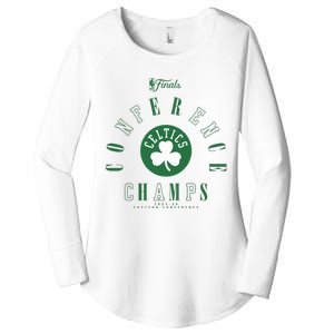 Boston 2024 Eastern Conference Champions Perimeter Defense Women's Perfect Tri Tunic Long Sleeve Shirt