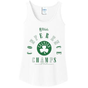 Boston 2024 Eastern Conference Champions Perimeter Defense Ladies Essential Tank