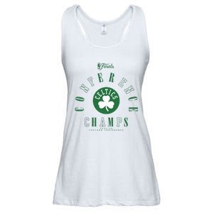 Boston 2024 Eastern Conference Champions Perimeter Defense Ladies Essential Flowy Tank