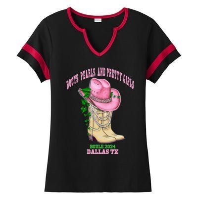 Boule 2024 In Dallas Texas Ladies Halftime Notch Neck Tee