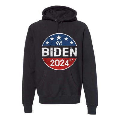 Biden 2024 Joe Biden 46th President 47th  Premium Hoodie