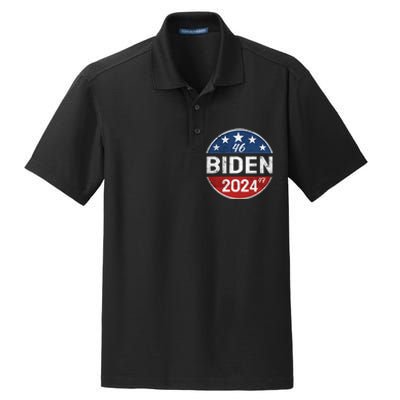 Biden 2024 Joe Biden 46th President 47th  Dry Zone Grid Polo