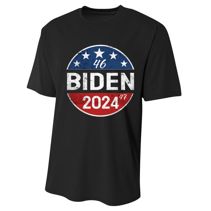 Biden 2024 Joe Biden 46th President 47th  Performance Sprint T-Shirt