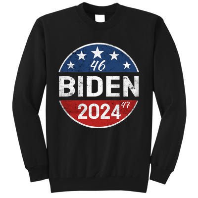 Biden 2024 Joe Biden 46th President 47th  Tall Sweatshirt