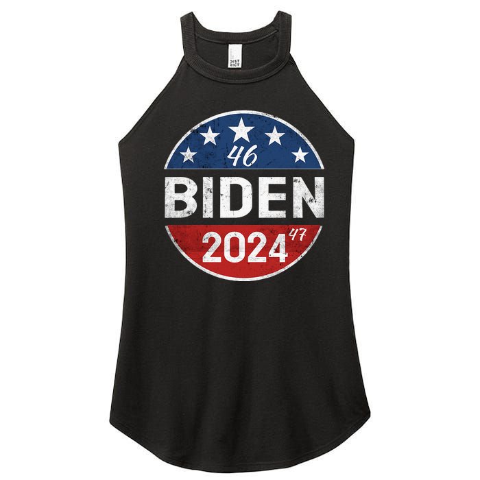 Biden 2024 Joe Biden 46th President 47th  Women’s Perfect Tri Rocker Tank