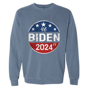 Biden 2024 Joe Biden 46th President 47th  Garment-Dyed Sweatshirt