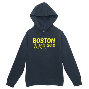 Boston 26.2 Miles Running Marathon Friend Support Gifts Urban Pullover Hoodie