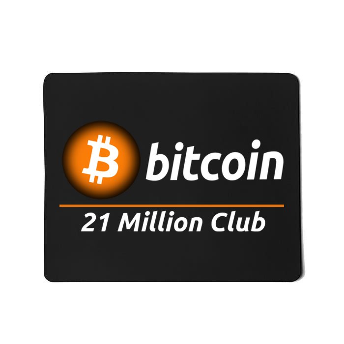 Bitcoin 21 Million Club, Cool Bitcoin, Cryptocurrency, Blockchain Mousepad