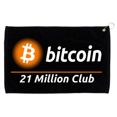 Bitcoin 21 Million Club, Cool Bitcoin, Cryptocurrency, Blockchain Grommeted Golf Towel