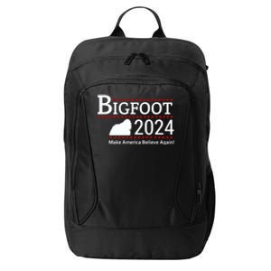 Bigfoot 2024 Make America Believe Again! City Backpack