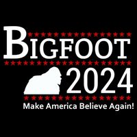 Bigfoot 2024 Make America Believe Again! Button