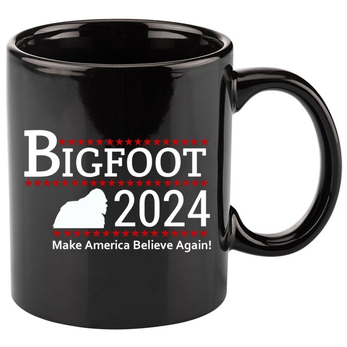 Bigfoot 2024 Make America Believe Again! 11oz C Handle Ceramic Mug