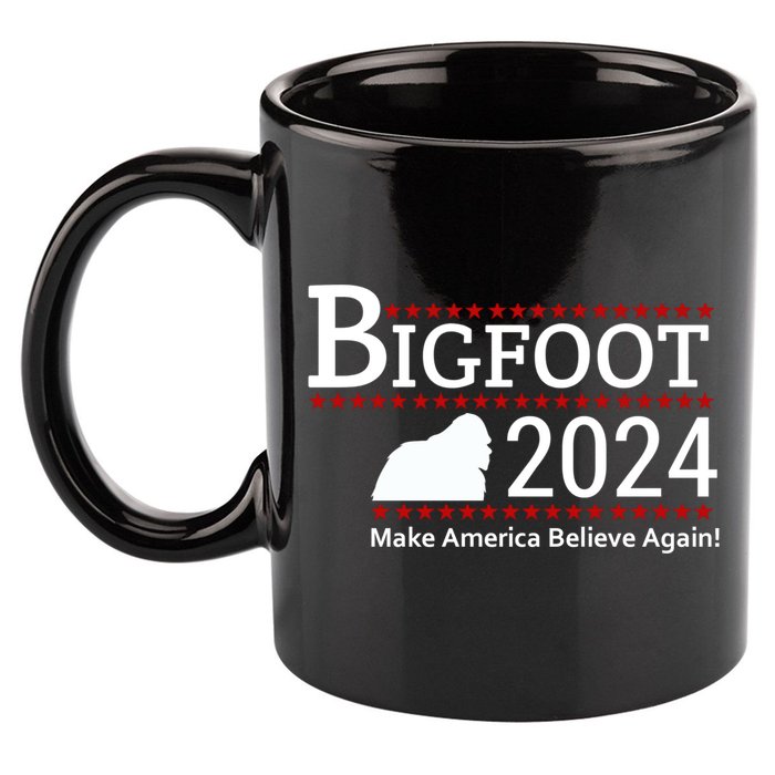 Bigfoot 2024 Make America Believe Again! 11oz C Handle Ceramic Mug