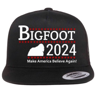 Bigfoot 2024 Make America Believe Again! Flatbill Hat
