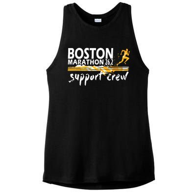 Boston 262 Marathon Support Crew For Men Women Ladies PosiCharge Tri-Blend Wicking Tank