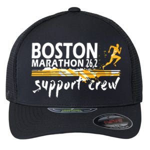 Boston 262 Marathon Support Crew For Men Women Flexfit Unipanel Trucker Cap