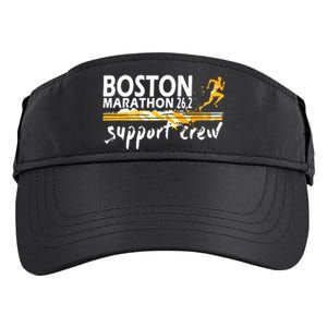 Boston 262 Marathon Support Crew For Men Women Adult Drive Performance Visor