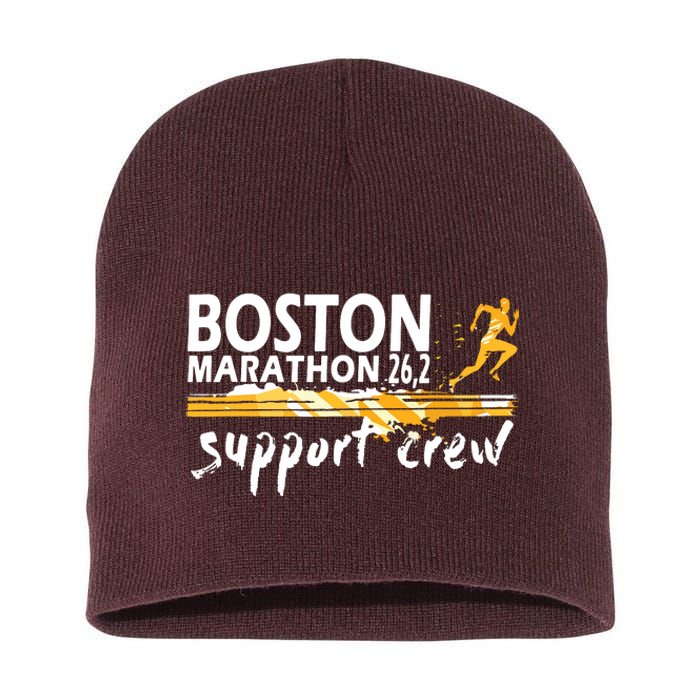 Boston 262 Marathon Support Crew For Men Women Short Acrylic Beanie