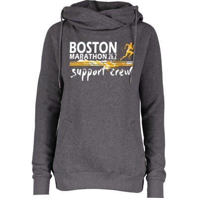 Boston 262 Marathon Support Crew For Men Women Womens Funnel Neck Pullover Hood