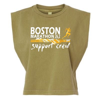 Boston 262 Marathon Support Crew For Men Women Garment-Dyed Women's Muscle Tee