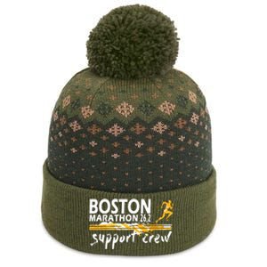 Boston 262 Marathon Support Crew For Men Women The Baniff Cuffed Pom Beanie