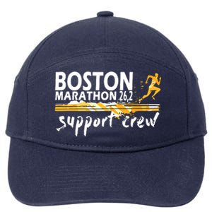 Boston 262 Marathon Support Crew For Men Women 7-Panel Snapback Hat