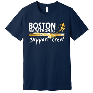 Boston 262 Marathon Support Crew For Men Women Premium T-Shirt