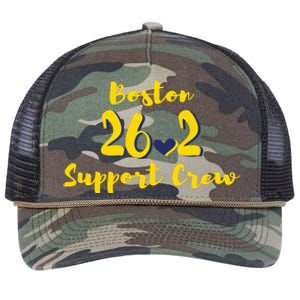 Boston 262 Marathon Support Crew Retro Rope Trucker Hat Cap