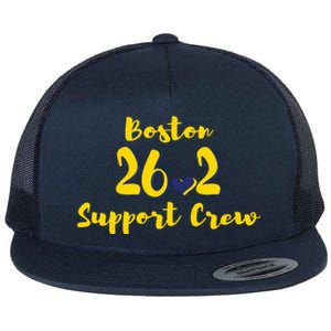 Boston 262 Marathon Support Crew Flat Bill Trucker Hat