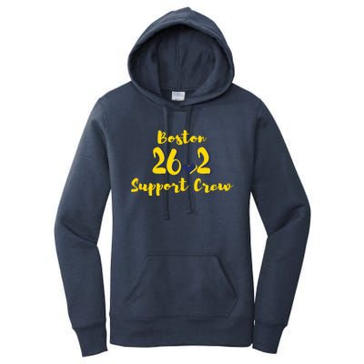 Boston 262 Marathon Support Crew Women's Pullover Hoodie