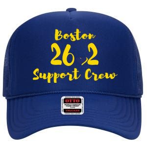 Boston 262 Marathon Support Crew High Crown Mesh Back Trucker Hat