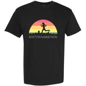 Boston 262 Miles Marathon Running Friend Support Gift Garment-Dyed Heavyweight T-Shirt