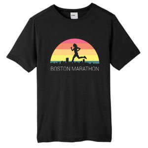 Boston 262 Miles Marathon Running Friend Support Gift Tall Fusion ChromaSoft Performance T-Shirt