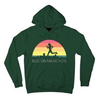 Boston 262 Miles Marathon Running Friend Support Gift Hoodie