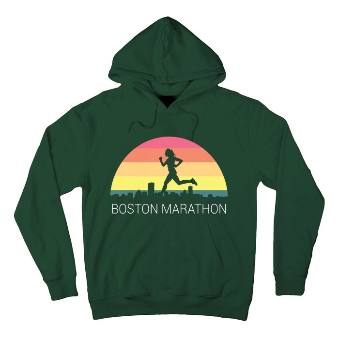 Boston 262 Miles Marathon Running Friend Support Gift Hoodie