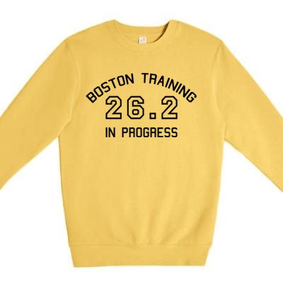 Boston 262 Marathon Training Premium Crewneck Sweatshirt