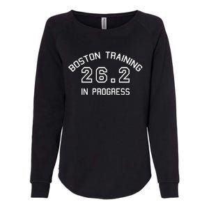 Boston 262 Marathon Training Womens California Wash Sweatshirt