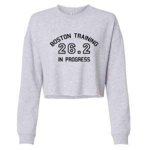 Boston 262 Marathon Training Cropped Pullover Crew