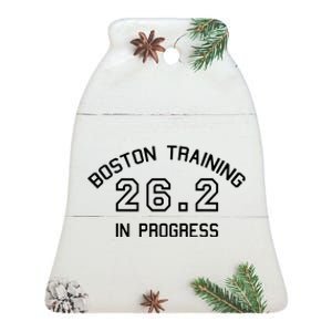 Boston 262 Marathon Training Ceramic Bell Ornament