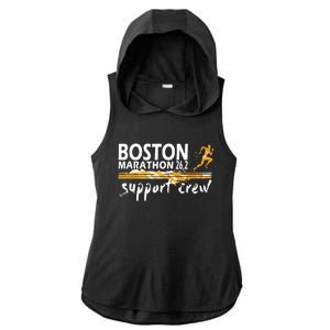 Boston 262 Marathon Support Crew For Womenyouth Ladies PosiCharge Tri-Blend Wicking Draft Hoodie Tank