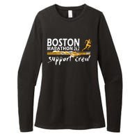 Boston 262 Marathon Support Crew For Womenyouth Womens CVC Long Sleeve Shirt