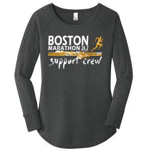 Boston 262 Marathon Support Crew For Womenyouth Women's Perfect Tri Tunic Long Sleeve Shirt