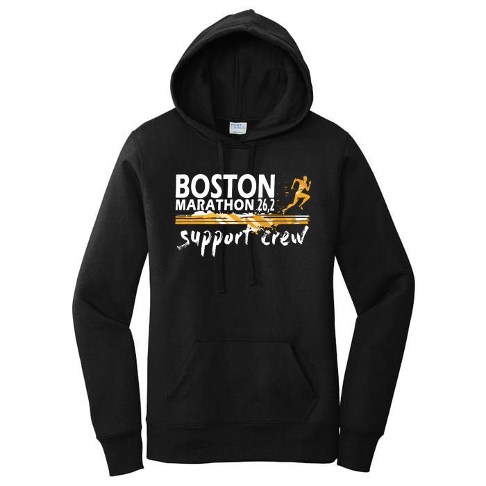 Boston 262 Marathon Support Crew For Womenyouth Women's Pullover Hoodie