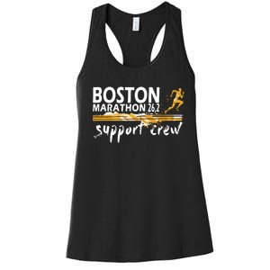 Boston 262 Marathon Support Crew For Womenyouth Women's Racerback Tank