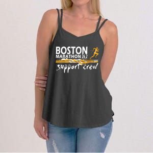 Boston 262 Marathon Support Crew For Womenyouth Women's Strappy Tank