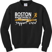 Boston 262 Marathon Support Crew For Womenyouth Kids Sweatshirt