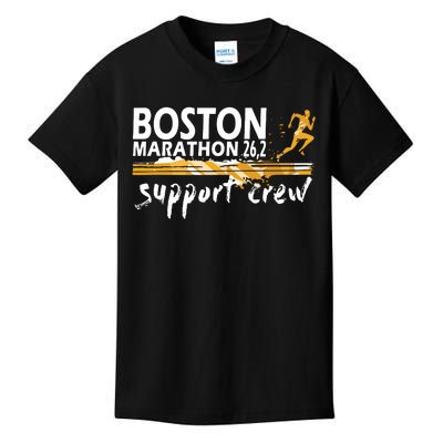 Boston 262 Marathon Support Crew For Womenyouth Kids T-Shirt